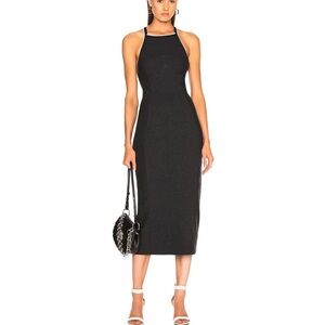 rag & bone | WATTS | Stretch Cotton | Midi Dress | Charcoal | M |  NWT